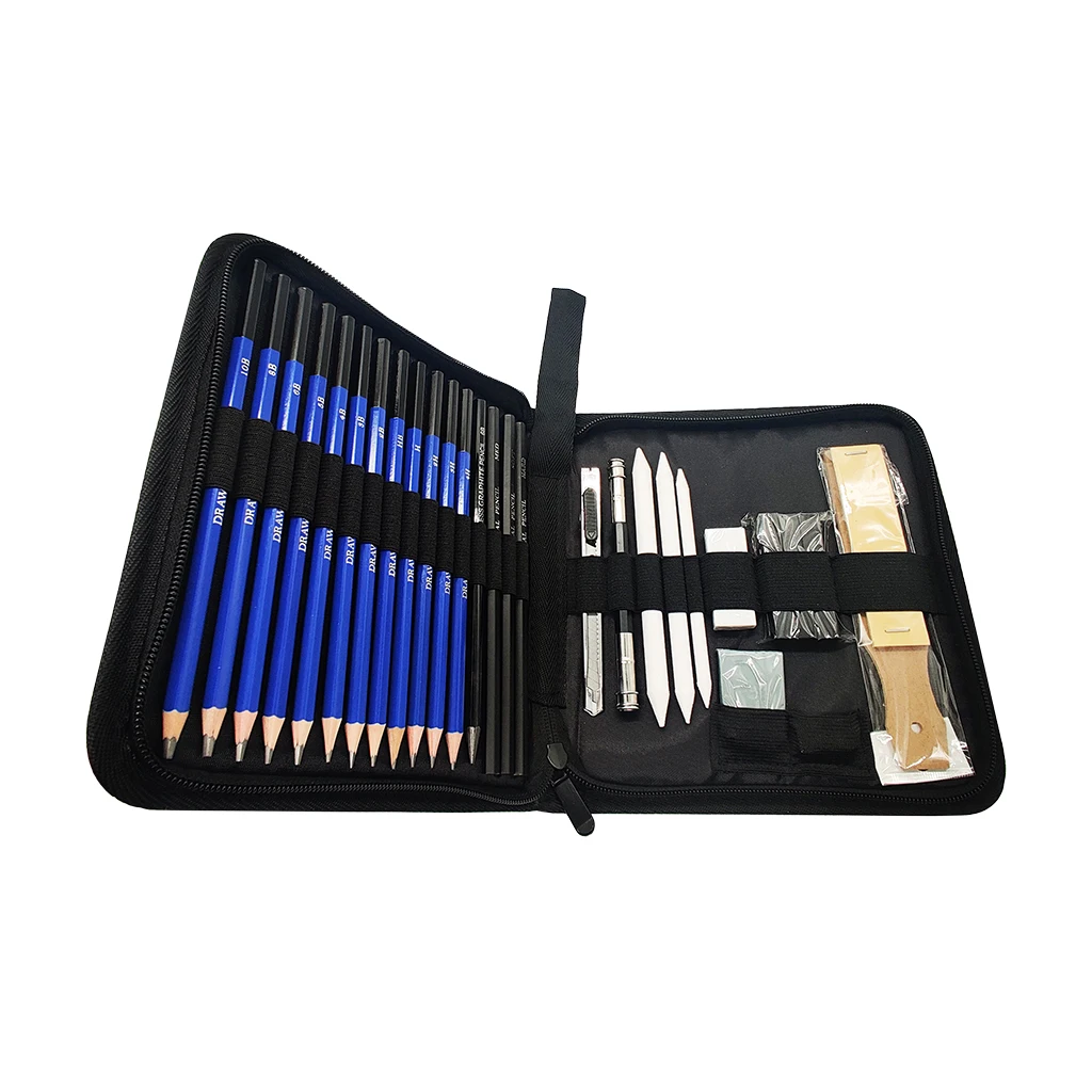 Professional 30 Pieces Art Craft Painting Set Sketching Drawing Set For Kids