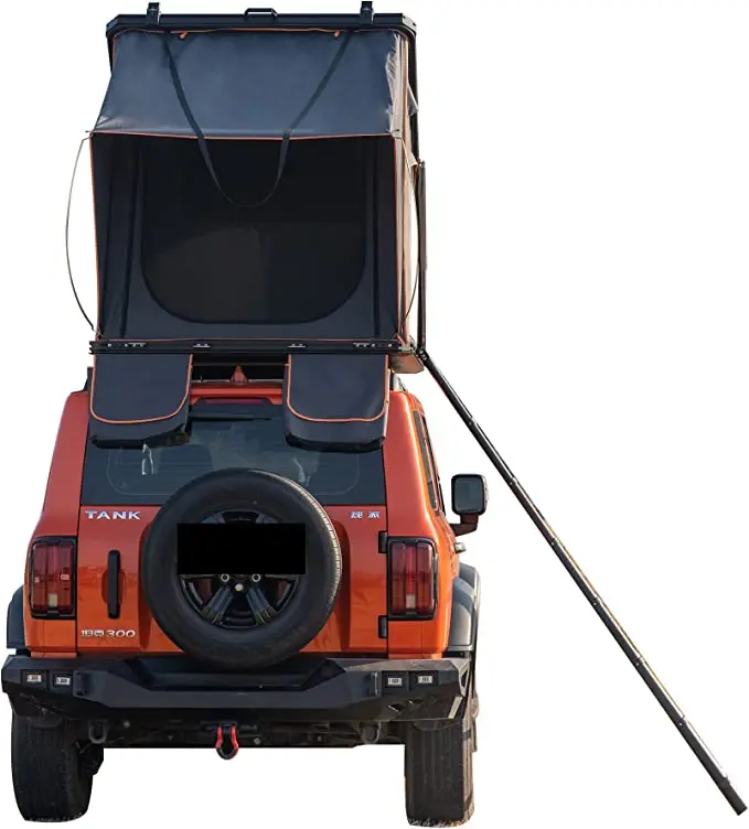 Aluminum Honeycomb Clamshell Hard Shell Rooftop Tent Outdoor Camping Triangle Rooftop Tent