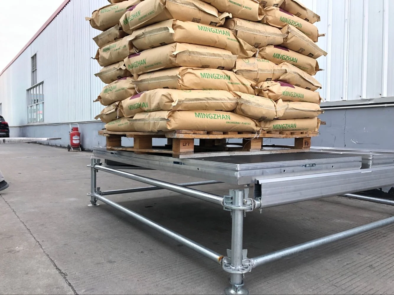 high quality aluminum adjustable platform layer stage and truss system