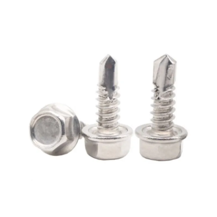 All size stainless steel zinc hex head self drilling screw for retail industry