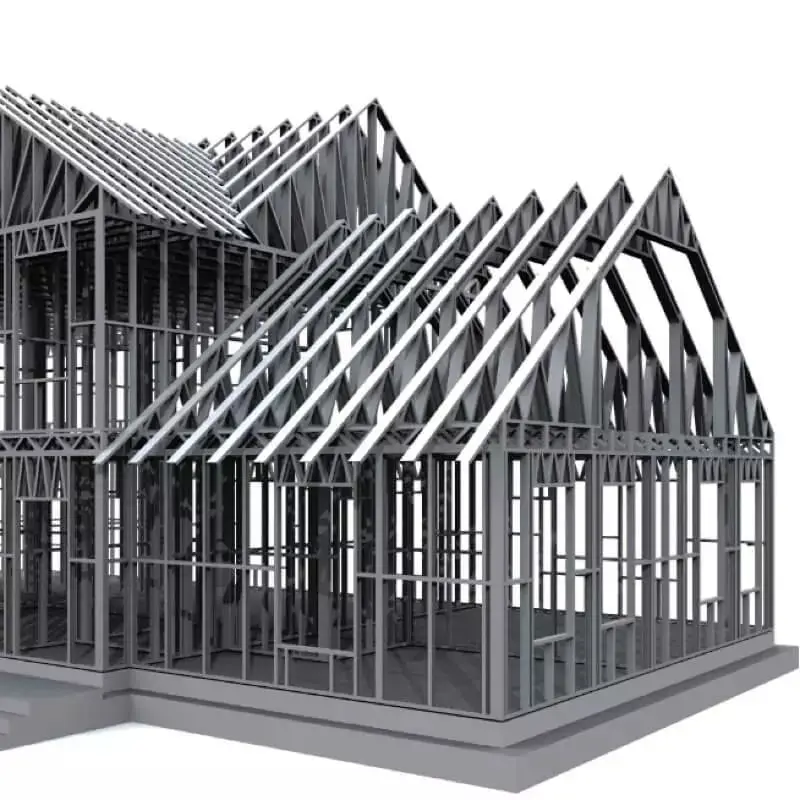 Luxury Profeb house Two Bedroom Prefabricated villa Building Steel Structure Prefab House