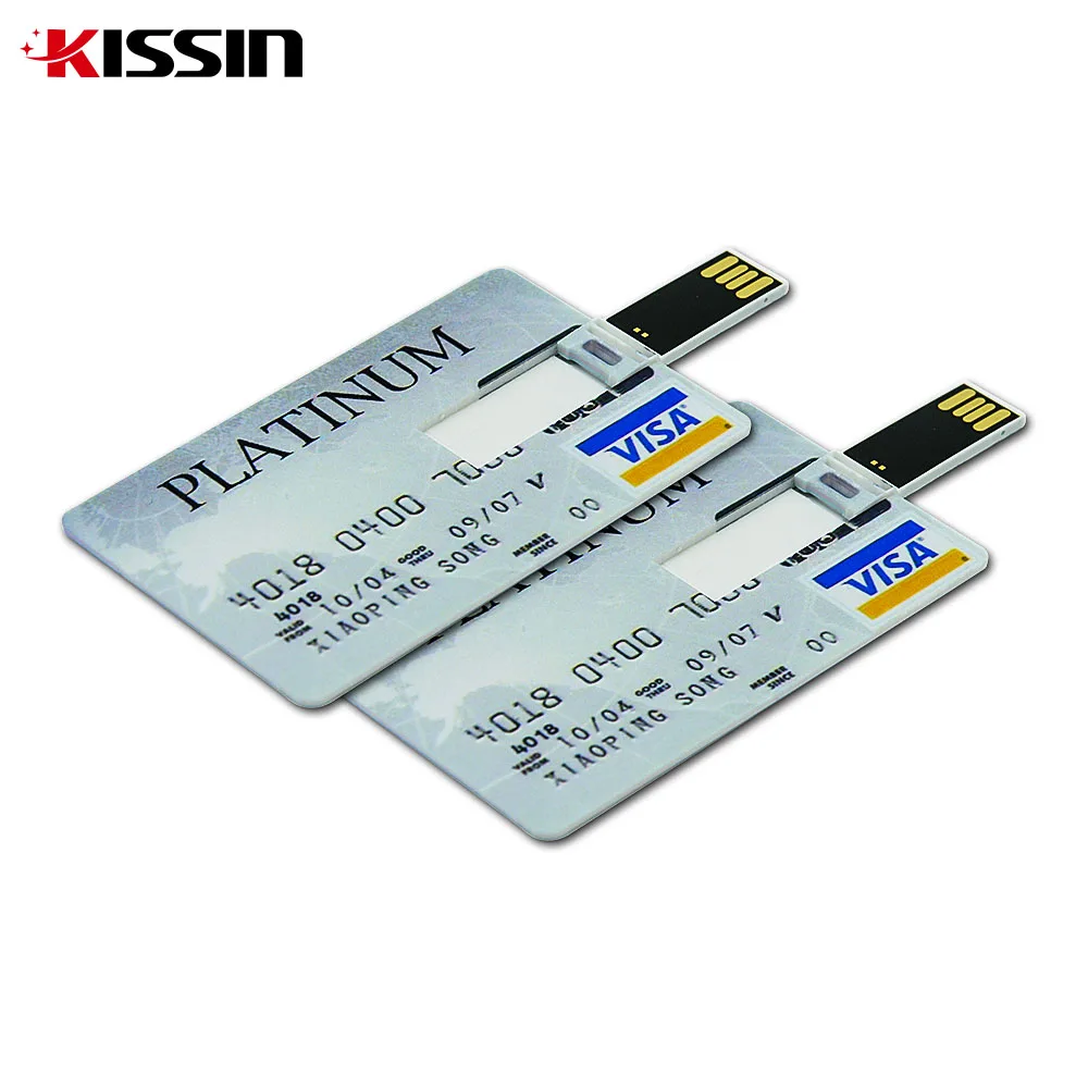 Kissin 128MB to 256GB Personalised Customised Printed USB Flash Drive Business Flash Memory Card