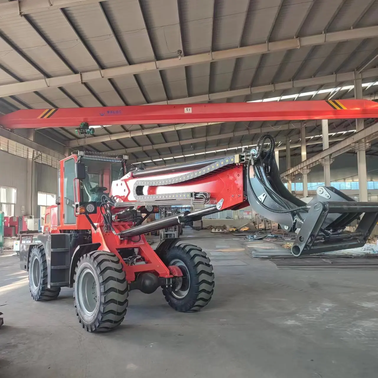 shandong  Telescopic wheel Loader TL3000/TL3500 2.5 Tons 7M Telehandler  With Accessories four wheel loader