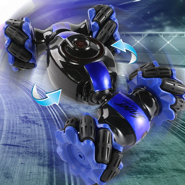 4WD Speed Remote Control rc Truck Toys Double Sided Twisting Stunt with Hand Gesture Wi-Fi Feature for Hobbyists