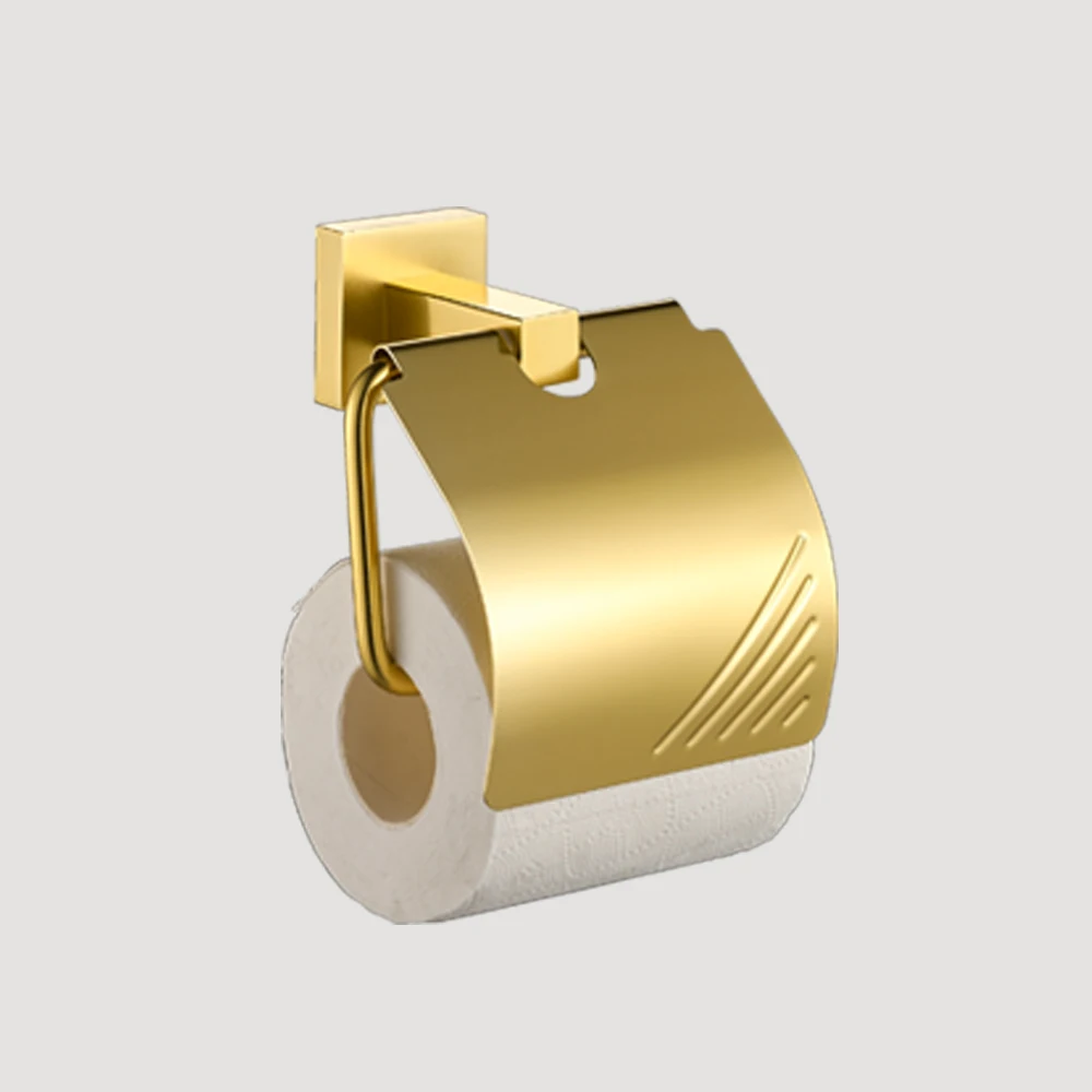 Gold Towel Rack Basket Bathroom Towel Rack Hotel Hardware Pendant Set Clothes Hook Hardware Pendants Combination Set