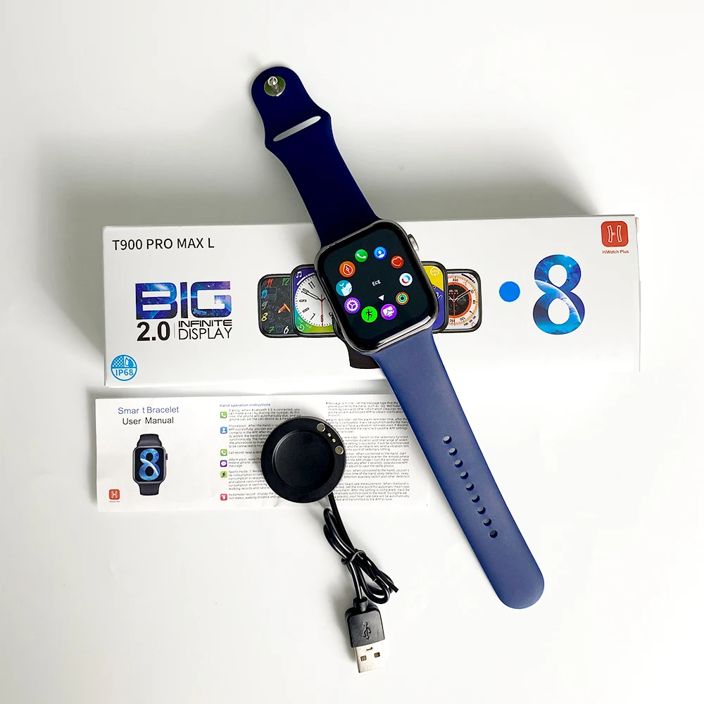 2023 Hot Sale T900 Pro Max L Smart Watch Full Touch Screen Reloj Intelligente Fitness Sports Waterproof Smart Watch