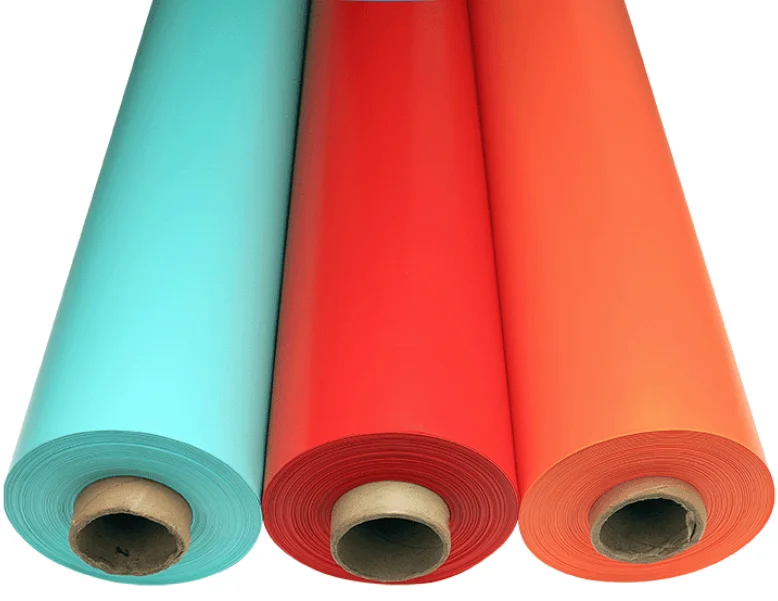 Elastic translucent Semi transparent soft Opaque Waterproof Eco Friendly PVC clear film