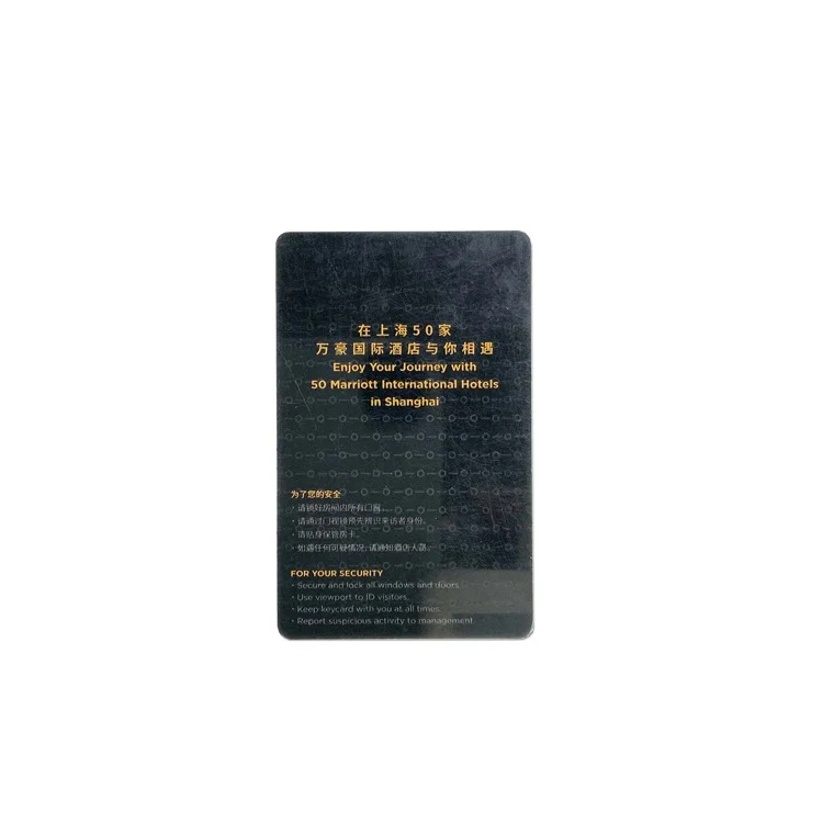 Plastic Hotel Key Cards Worth Buying Smart Hotel Key Magnetic Card Recognize Hotel Card Sensitively