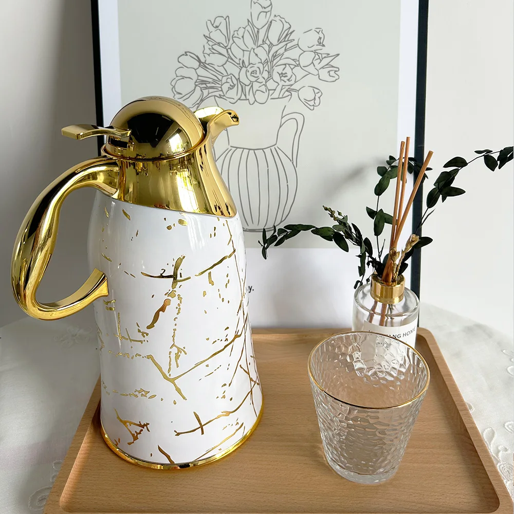 Dallah Stainless Steel Drinkware Thermos Jug Colorful Leak-Proof Coffee Thermos with Lid
