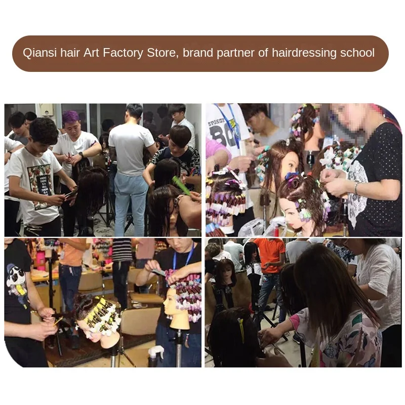 100% human hair  competition  hairdresser  	cheap wholesale realistic silicone  head mannequin practice head real hair