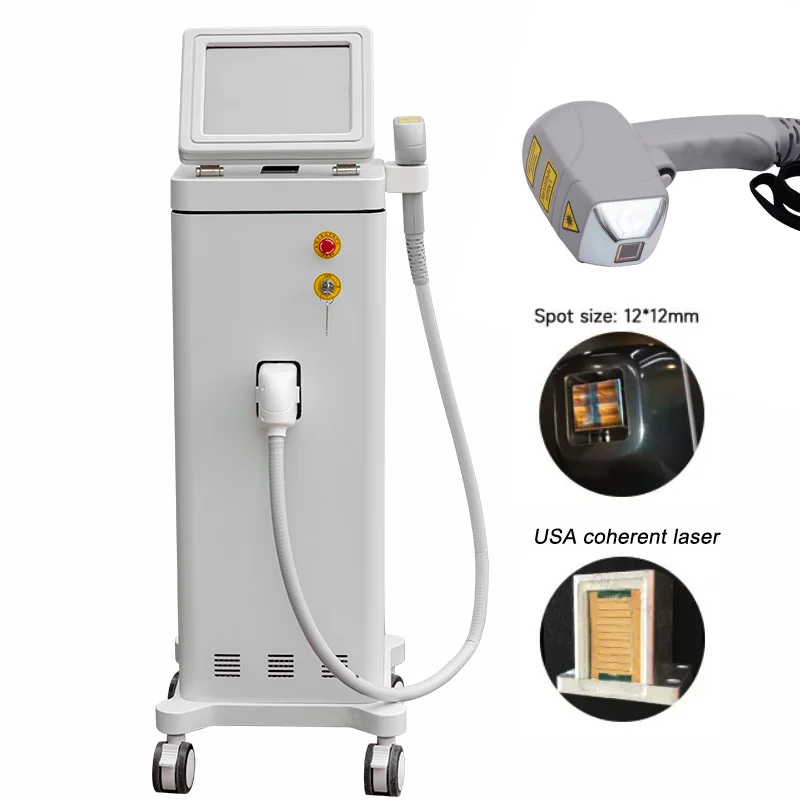 Permanent Hair Remover Diode Laser 808nm Beauty  Painless Hair Removal with Cooling Technology Machine
