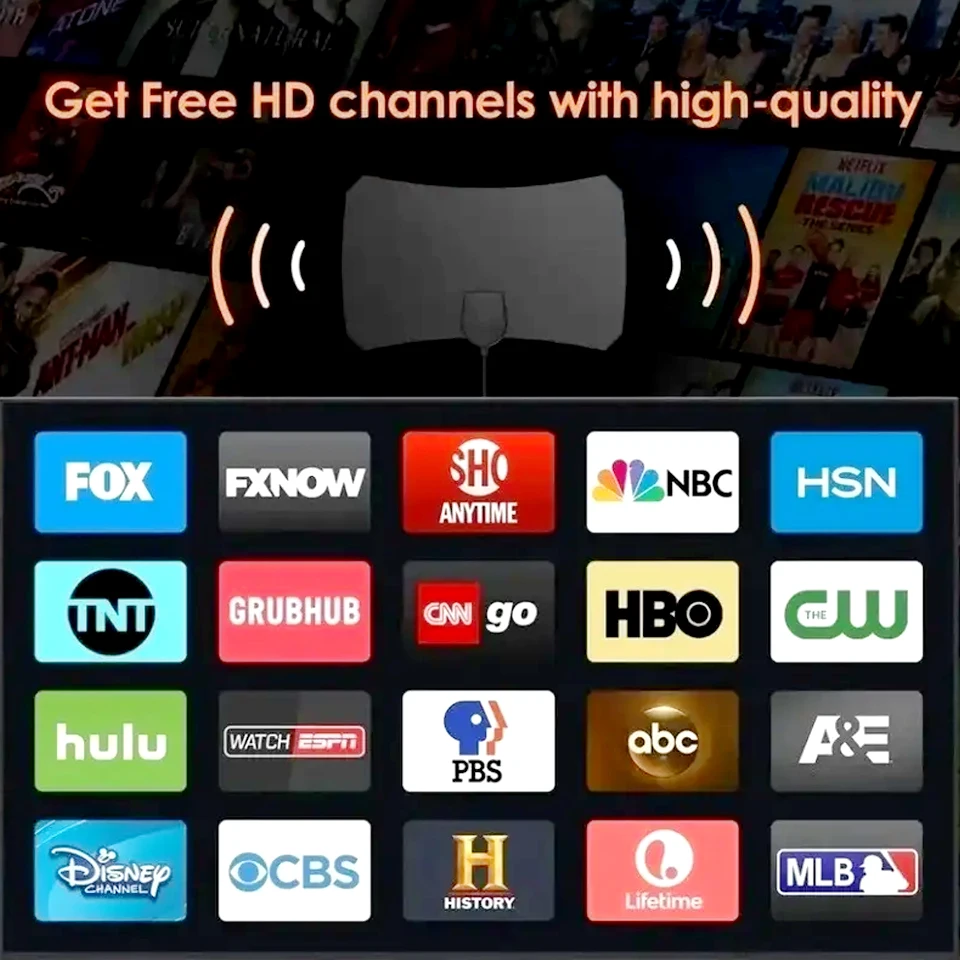 uhf vhf flim antenna de remote control tv amplified hd digital outdoor for smart  indoor hd digital satellite tv antenna