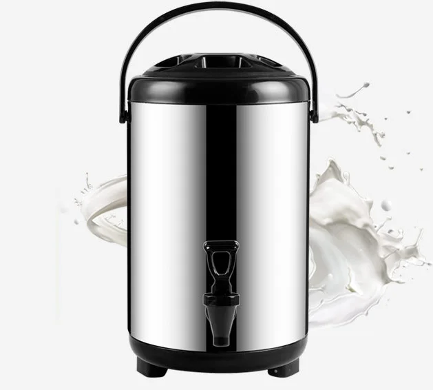 
XINCHU Stainless Steel Commercial Insulation Soup Juice Coffee Milk Tea Bucket Large Capacity Cooler Barrel With Faucet Water 