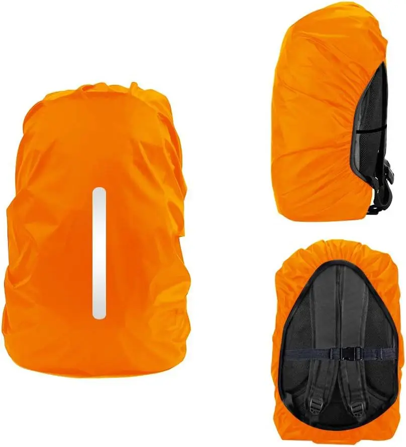Outdoor Rainproof Hiking Camping Traveling Waterproof Reflective Durable Backpack Covers Bag Elastic Dust-proof