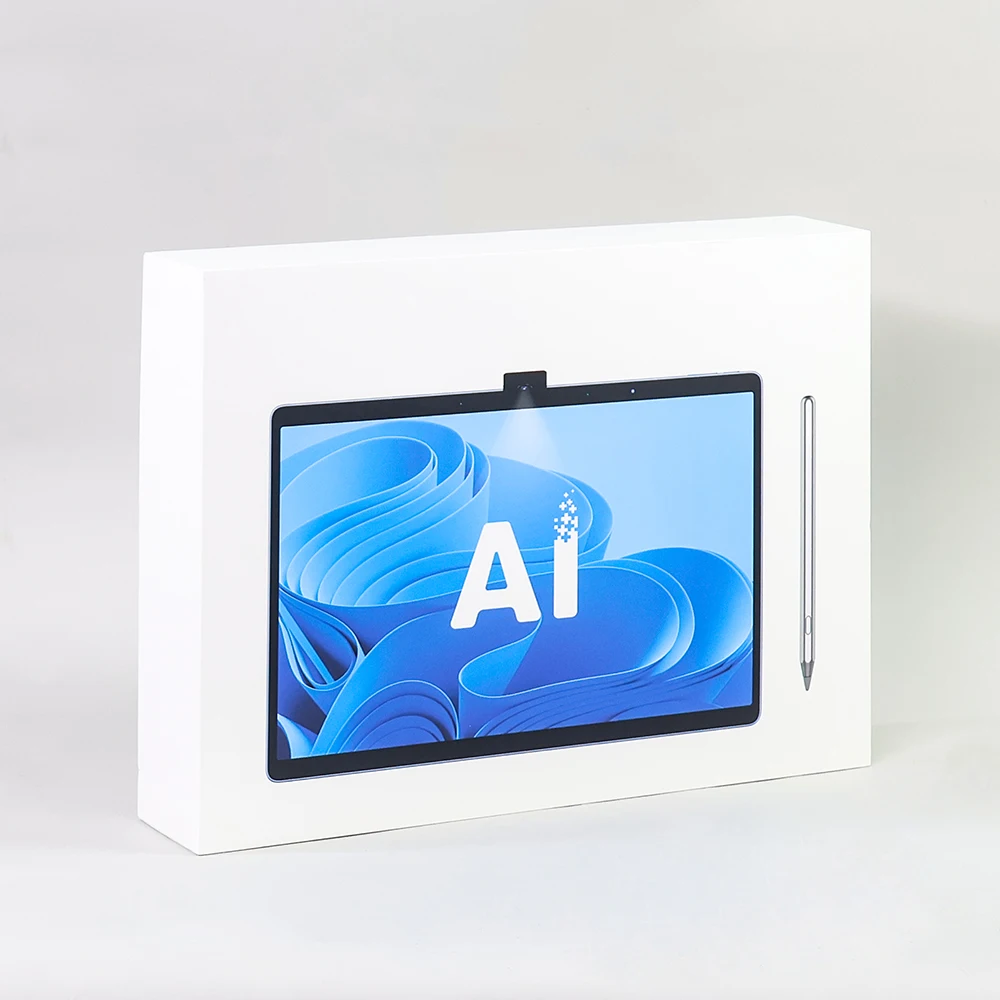 Custom-Printed AI Smart Machine Lid and Base Gift Box with Inner Lining and Protective Closure