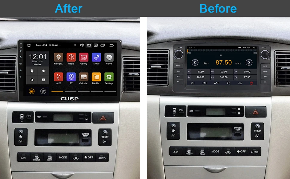 Top Sales And Fashion Universal Multimedia GPS Navigation 10.4'  Android 13 Car Stereo Radio Car Play For All Kinds Of Cars
