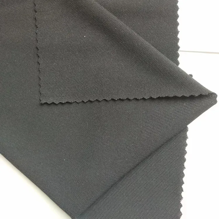 High quality comfortable and fashionable sports knitted fabric crystal crepe wide twill for garment