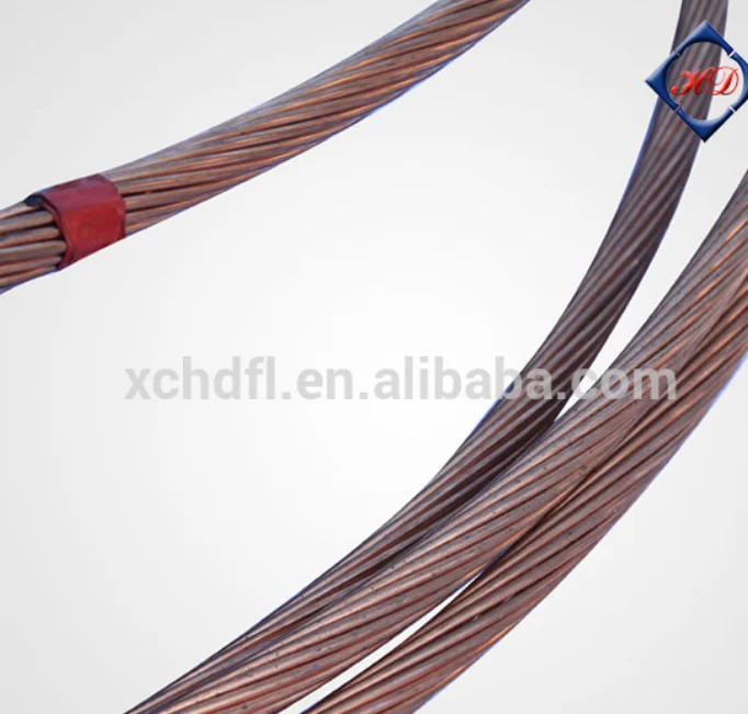 20-YEARS FACTORY High Conductivity Customized annealed bare copper wire 7 strands copper wire Copper Bare Strand Wire Price