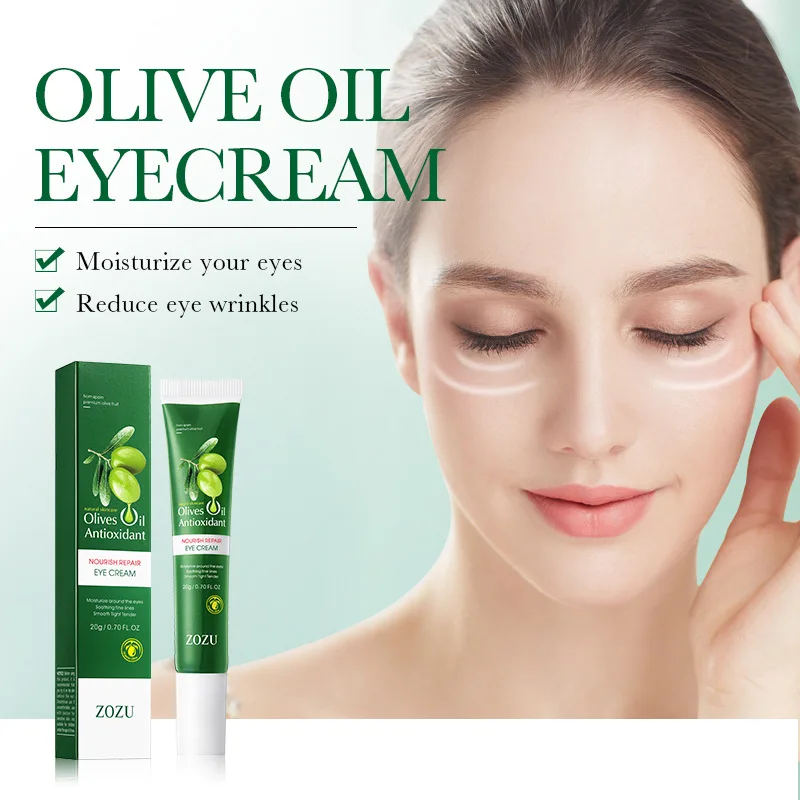 ZOZU Olive oil Eye Cream 20g  improves dark circles and bags under the eyes  Repair smooth skin