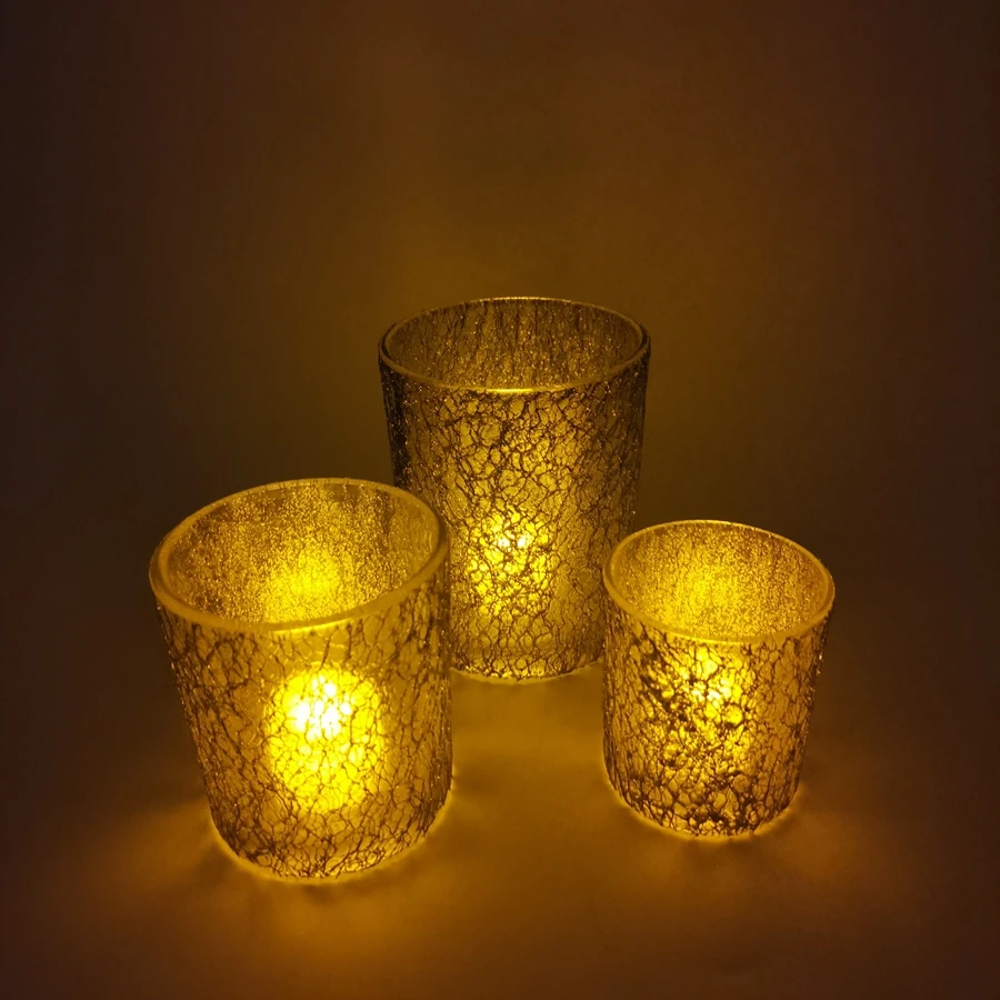 Battery-powered Halloween Candles Small Round Christmas Candle