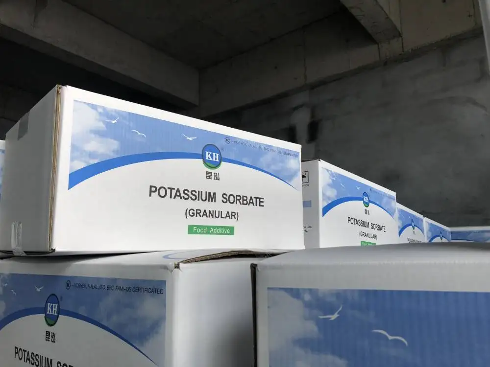 China cas no 24634-61-5 E202 food additive potassium sorbate factory price