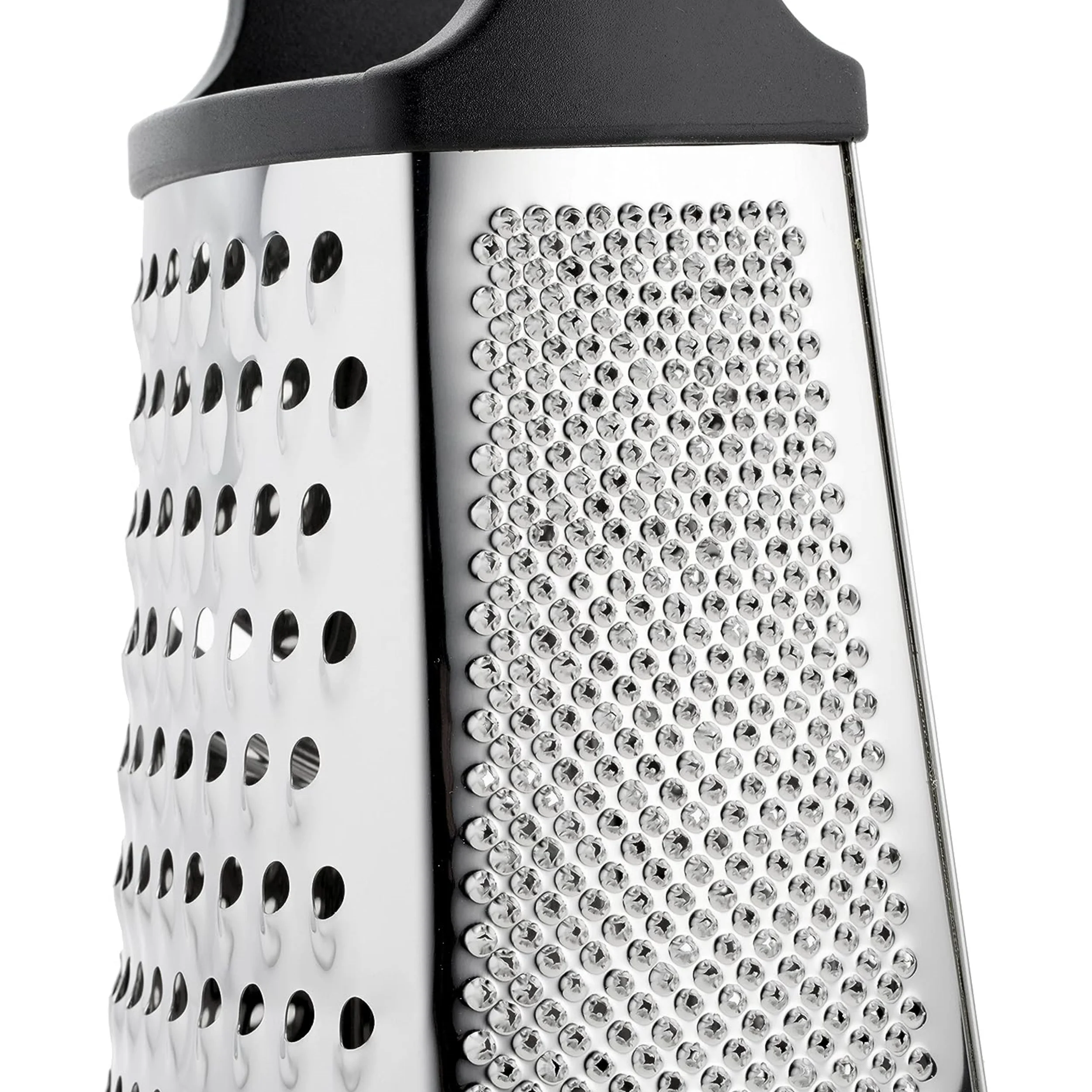 Professional Cheese Grater Stainless Steel XL Size 4 Sides Perfect Box Grater for Parmesan Cheese, Vegetables, Ginger Kitchen Gr