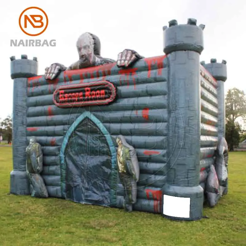 Mobile Escape Rooms Inflatable Haunted House For Festivals Parties Corporate Events