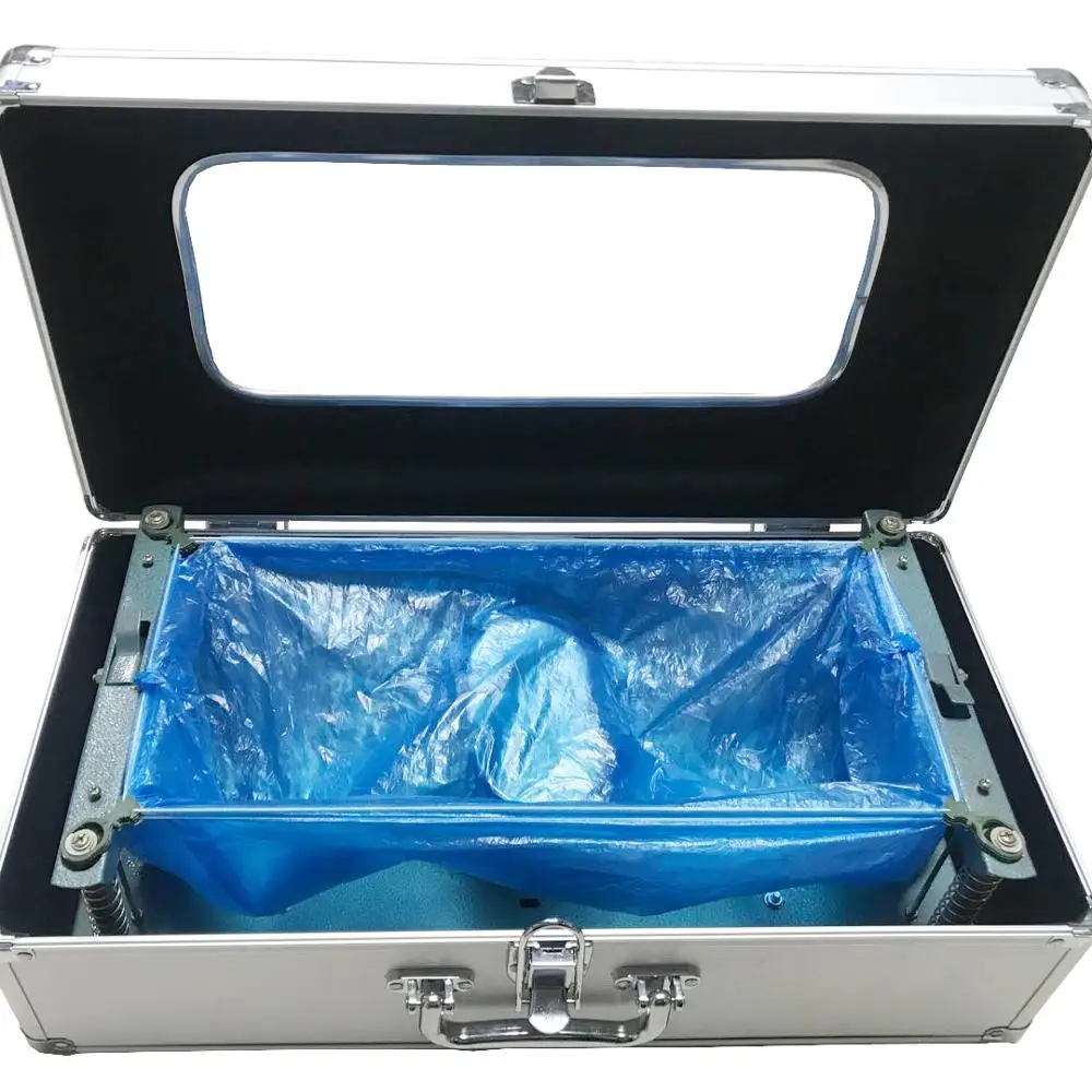 Антивирусный дозатор крышки обуви с металлическим сердечником внутри, соответствует чехлу PE