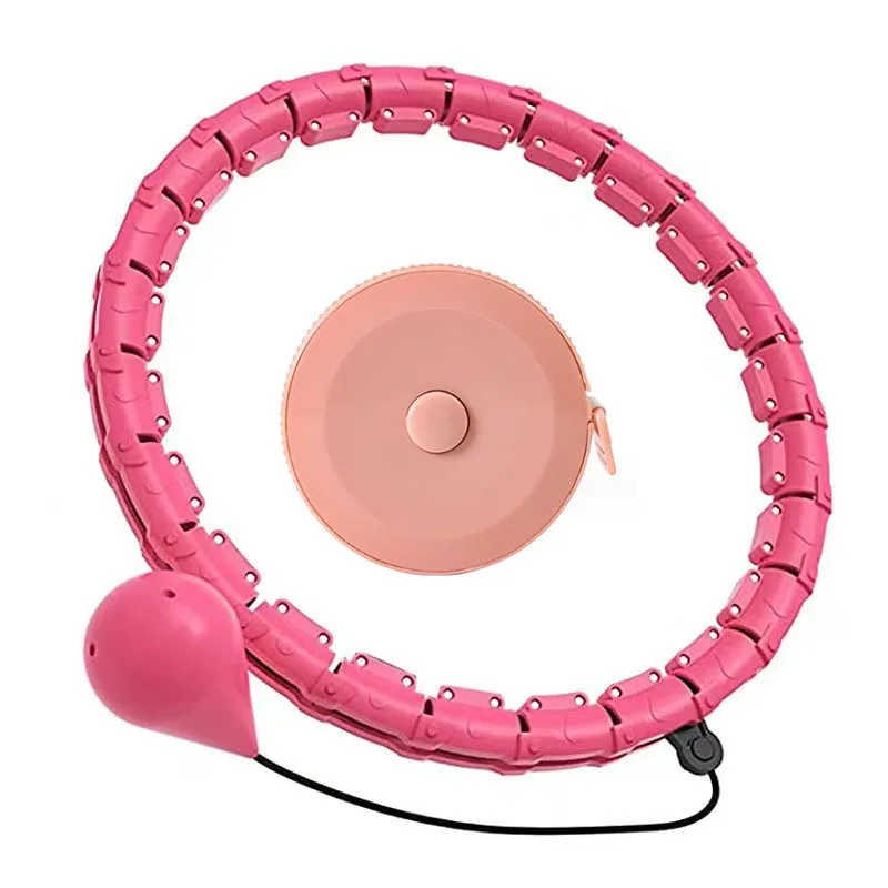 Snbo Low price waist smart massage fitness weight lose weighted smart hula ring hoop With Soft Ruler And Towel
