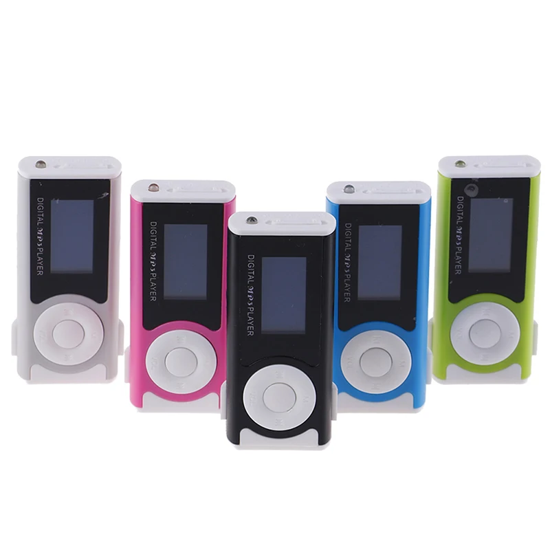  Мини MP3 музыкальный плеер спортивный USB клипса ЖК-экран медиаплеер Поддержка внешней Micro SD