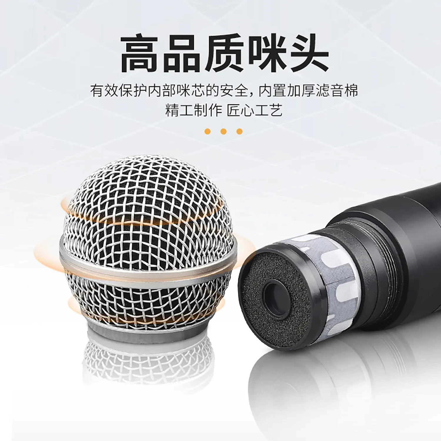 GAW-58B Wireless Usb Microphone Karaoke Speaker Performance Outdoor Audio DJ Singing Ktv Conference With Receiver Mic
