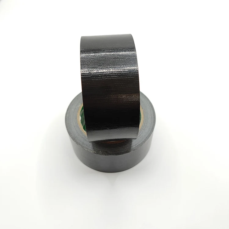 Best Selling Black Hot melt glue Matte Cotton Cloth Surface Custom Gaffer Packing Duct Tape