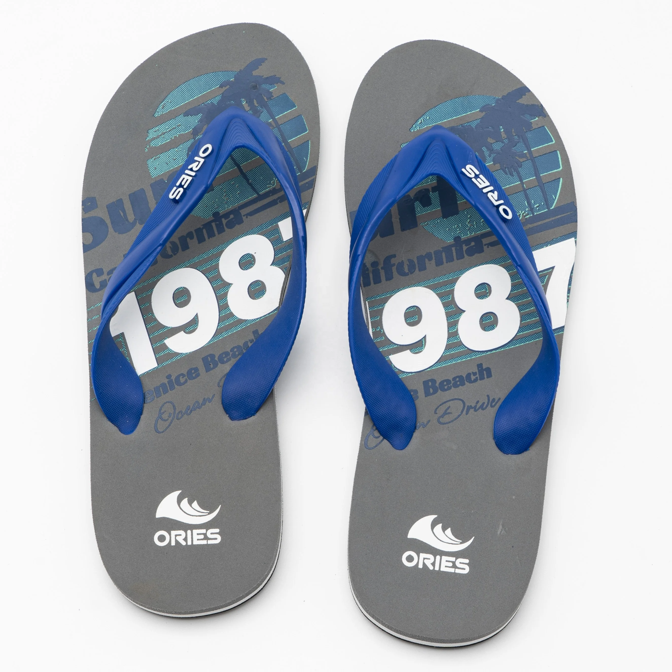 summer beach new design  sublimation flip flops  man outdoor flip-flops