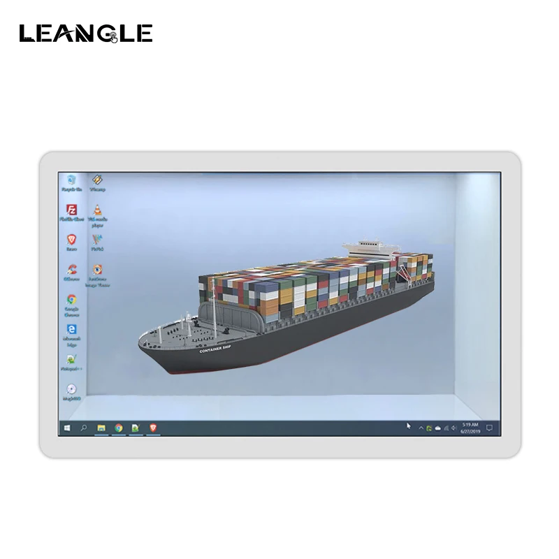 21.5 32 inch Transparent Display Showcase Hologram Showcase