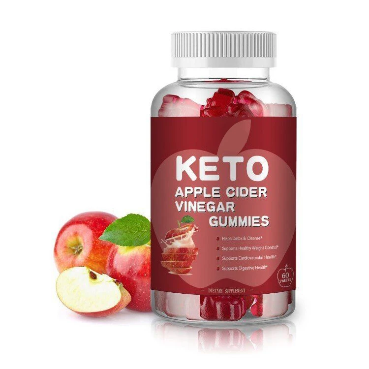 Hot sale Organic Bulk No Sugar Free Korea Apple Cider Vinegar Vitamins Candy ACV OEM Keto Gummies