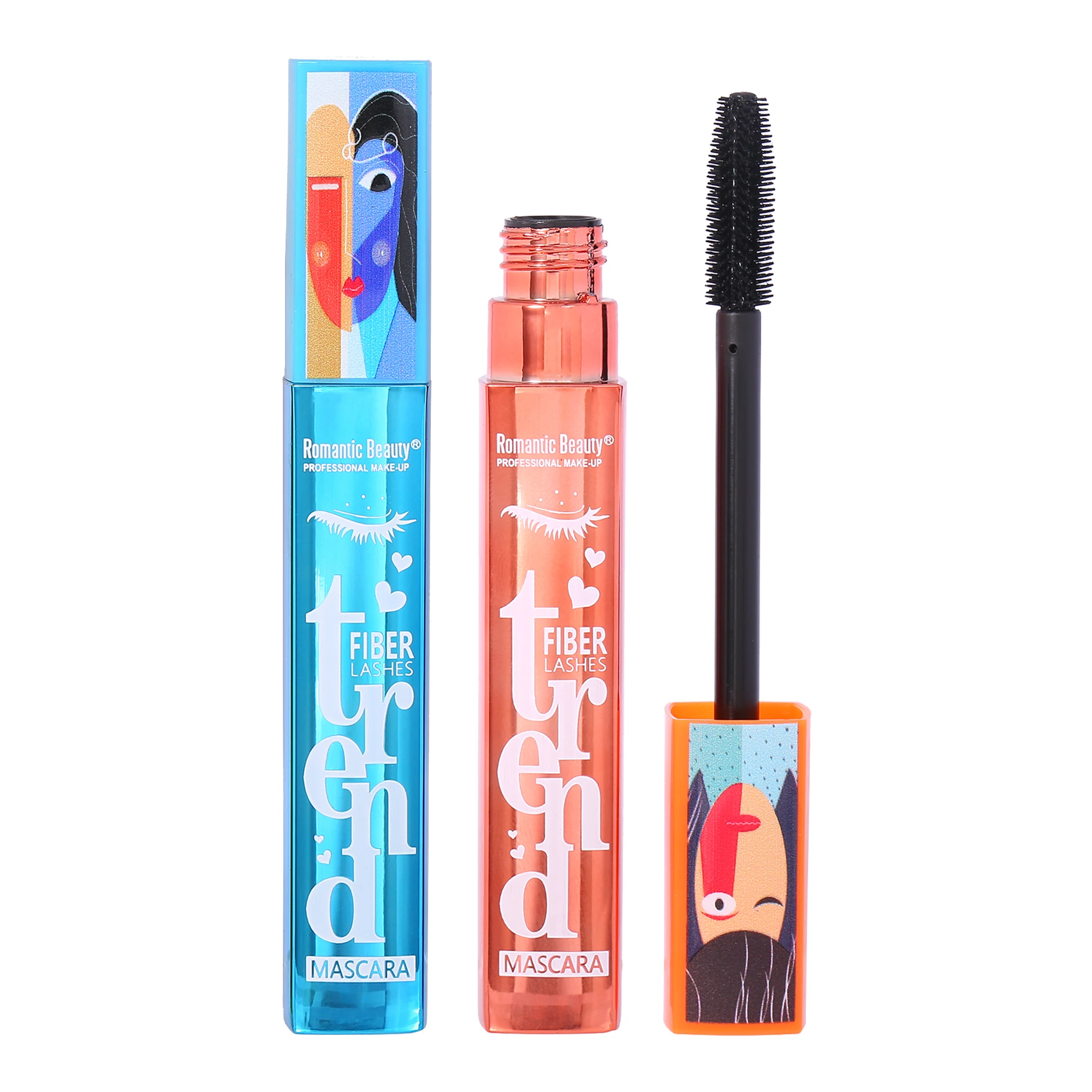 Romantic Beauty 3D Volume Mascara Wholesale Private Label Fiber Lashes Mascara Waterproof Mascara