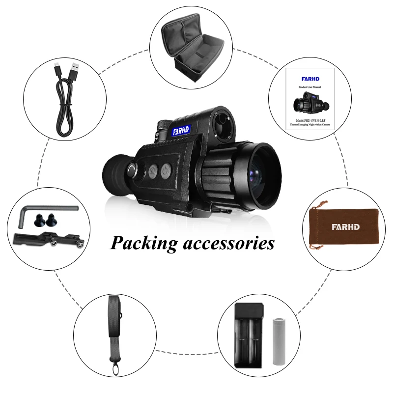 High Quality 640X512 35mm 8x Digital Zoom HD Screen Digital Thermal Imaging Night Vision Hunting