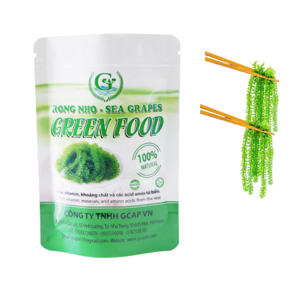 Seaweed Snacks Seagrapes 100% Natural Sea Grape Dried Longevity Top Favorite Product Iso Certification Packaging In Carton Box