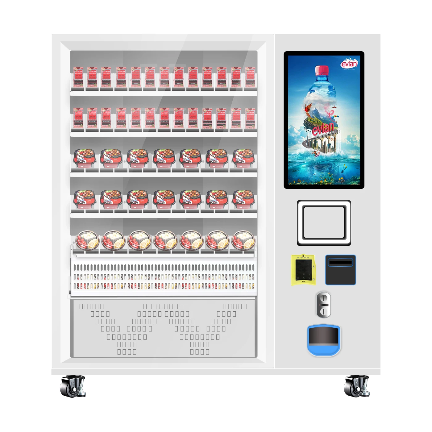 vending machine with touch screen vending machine with elevator for vegetables fruit salad