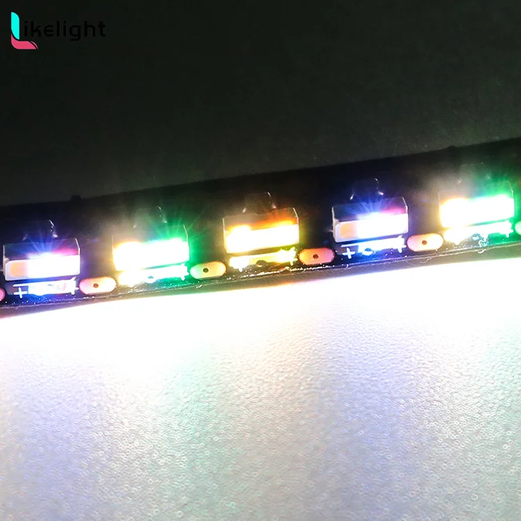 Likelight  Individually DC5V addressable SIDE VIEW led chip SK6812 RGBW flexible  Side glow led strip light