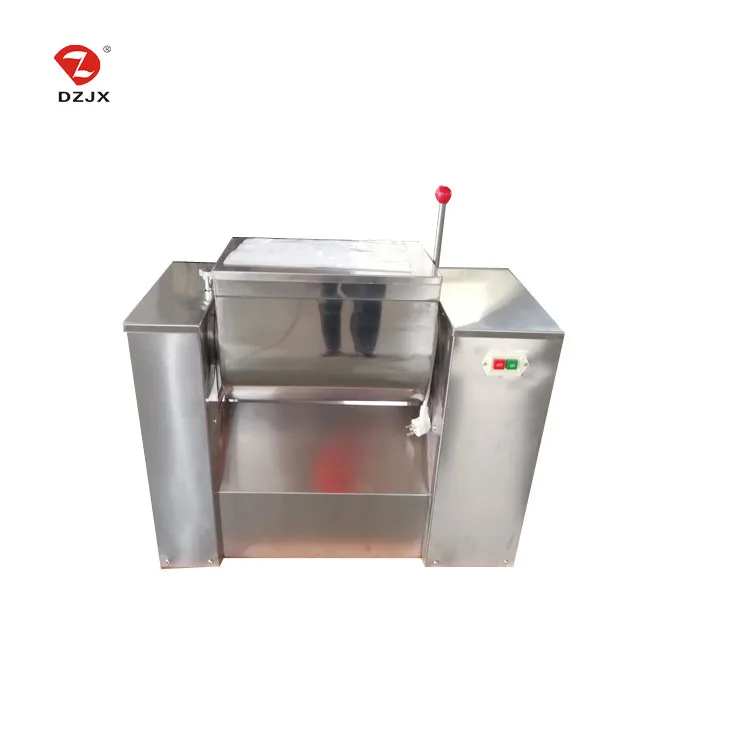 stainless steel small lab pharmaceutical chemical medical granules herb dry powder trough type mixing machine