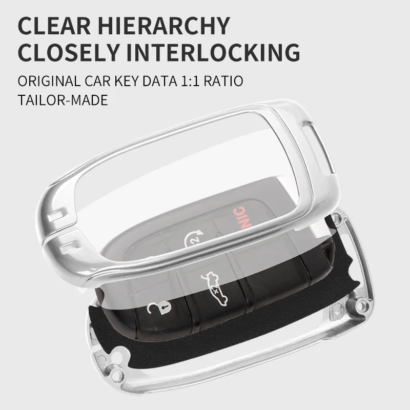 Car Logo Hot Sales Remote Key Case Cover Bag for Jeep Commander Grand WK2 KL BU MP Dodge Chrysler 200 300C Protect Accessories