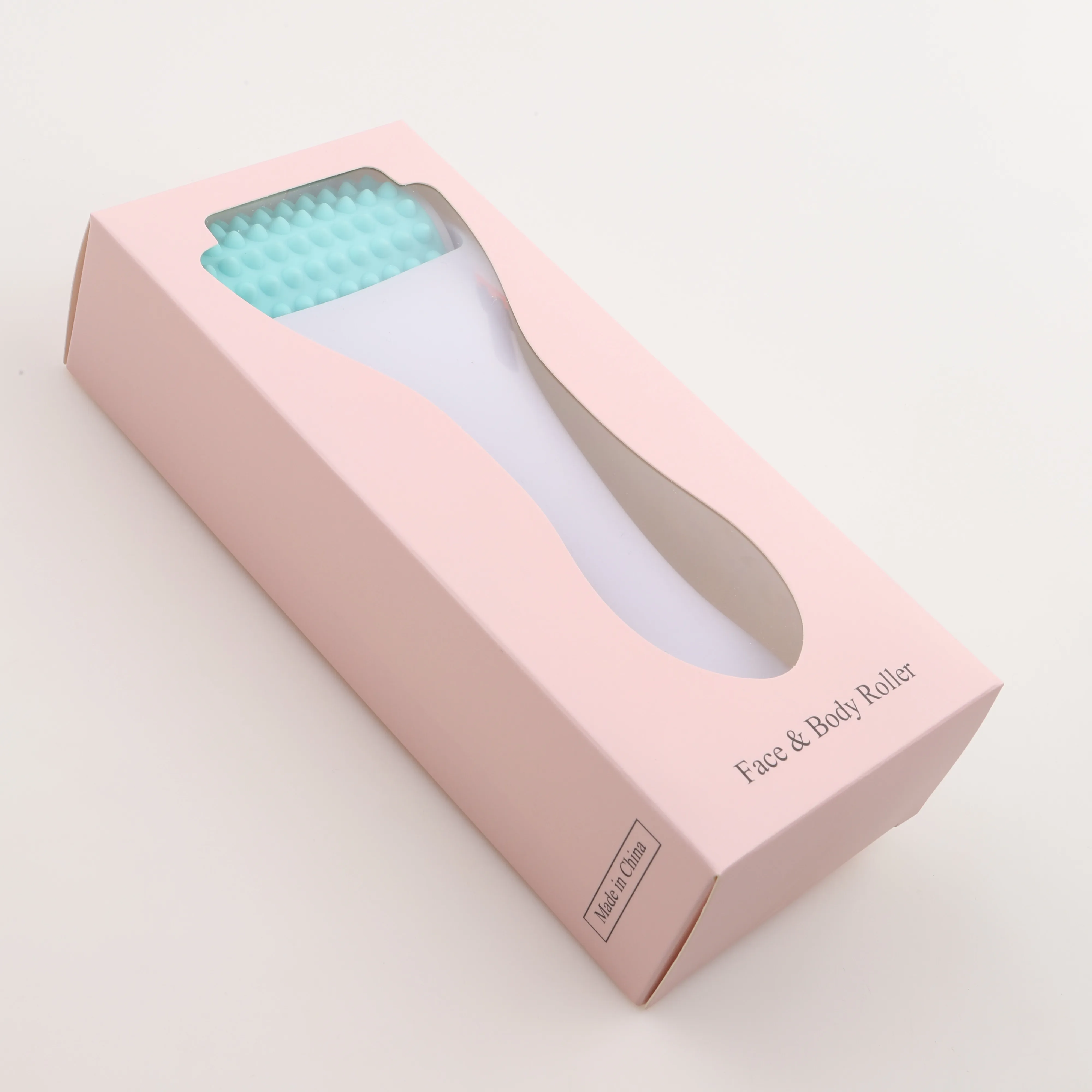 Skin Care Newest  Machine Ice Roller with Silicone  Roller Head for Tighten the Skin and Reduce Eyes Strain