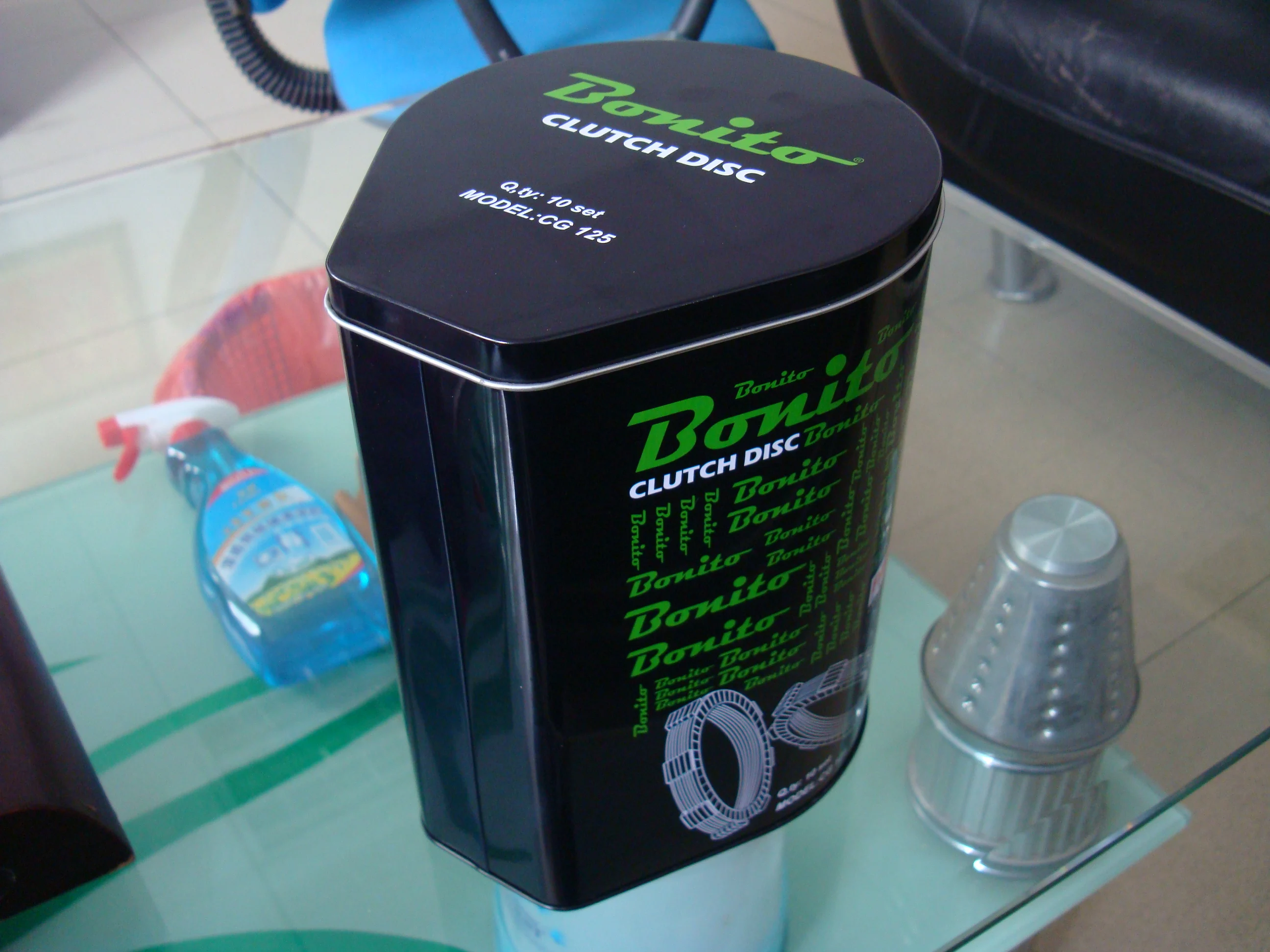 clutch disc package tin box custom design