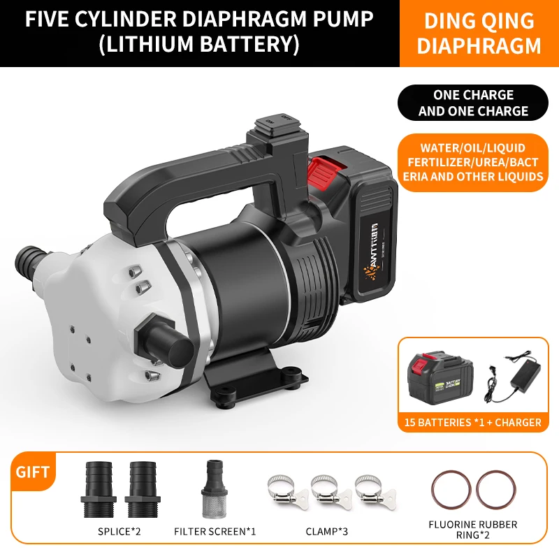 Cavitt Lithium Battery  500W Adblue Pump Chemical Water Diaphragm Pump Urea Pump