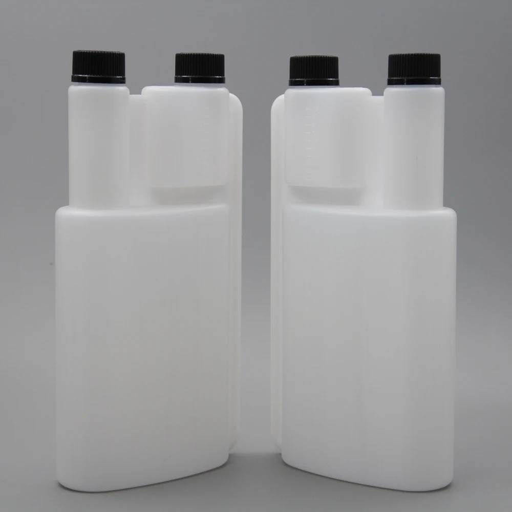 Factory Price 28mm Black Plastic Child-Proof Screw Cap For Two Neck bottle