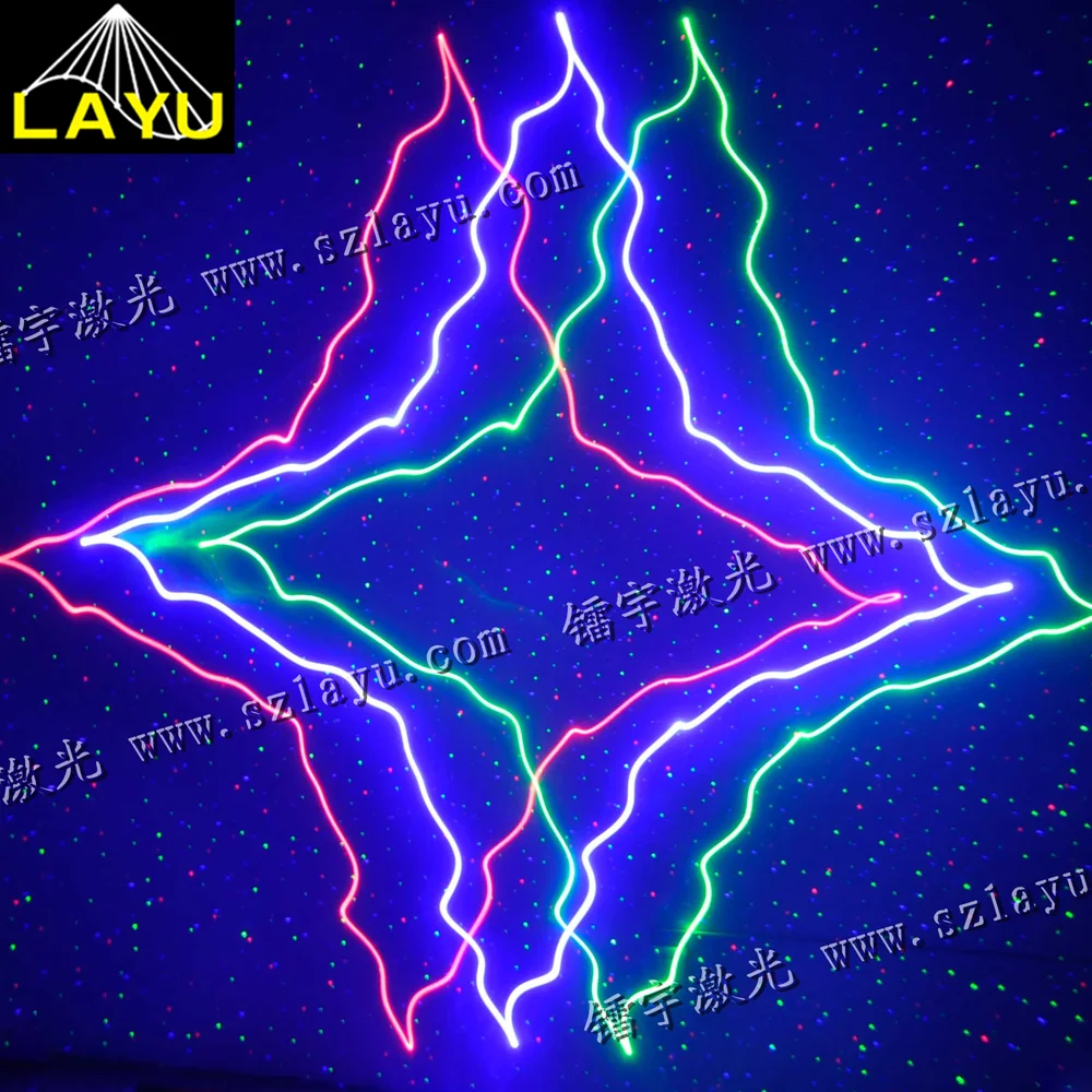 4 in 1 effect 6 head stage DJ club pub laser disco twinking firefly beam laser light for stage disco party DJ singing show