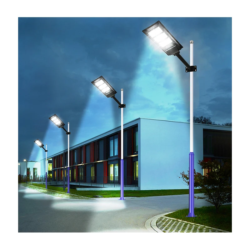 400W Outdoor Integrated Induction LED Solar Street Light IP65 Waterproof  Year Round Zero Electricity Road Application