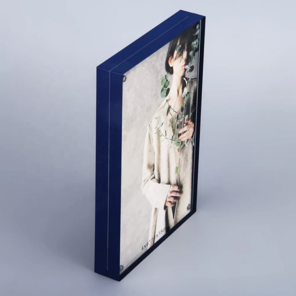 HOMESWEET Wholesale Acrylic photo frame 4X6 Clear Acrylic Photo Frame With Magnet