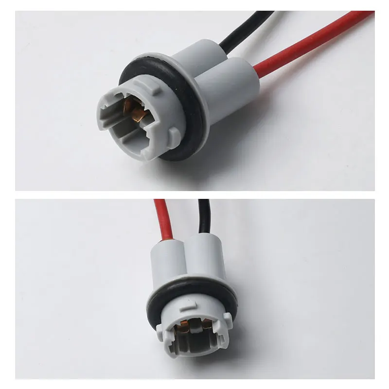 Car LED Bulb Turn Light Accessories Holder Base Socket T10 T15 W16W 194 168 Cable Adapter Harness Plug Connector W5W Waterproof